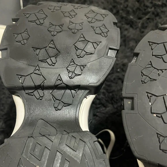 LIKE NEW BLACK NAKED WOLFE PLATFORM SNEAKERS - Picture 2 of 6